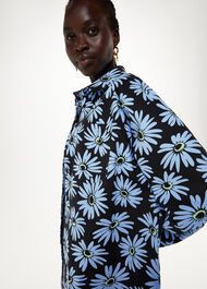 Daisy Print Oversized Shirt