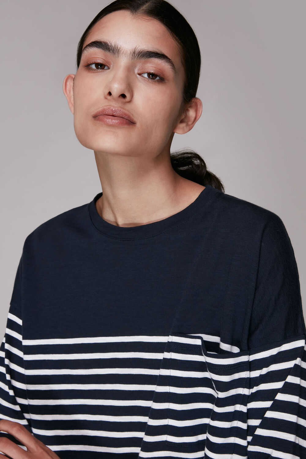 Breton Cotton Pocket Top