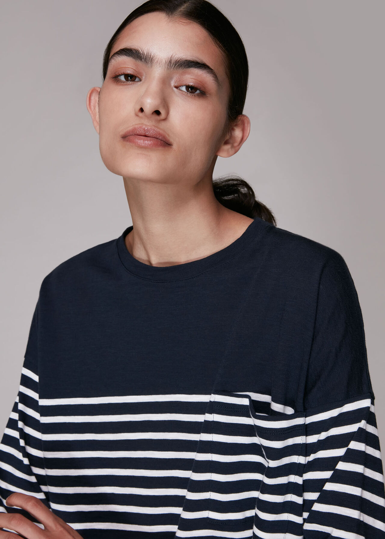 Breton Cotton Pocket Top