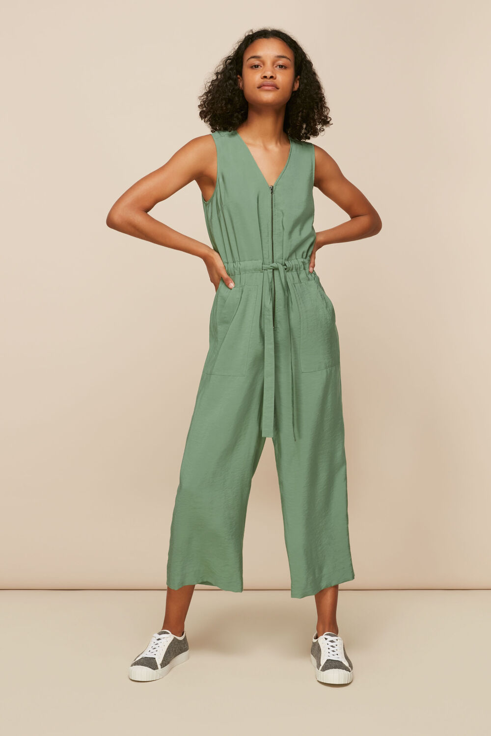 Corey Zip Casual Jumpsuit