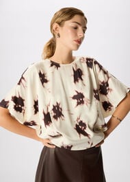 Shadow Floral Viscose Blouse