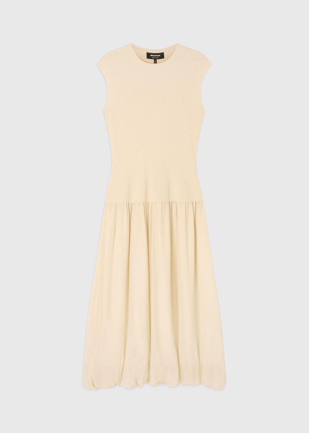 Knitted 2in1 Bubble Hem Dress