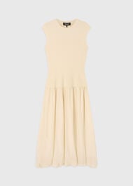 Knitted 2in1 Bubble Hem Dress