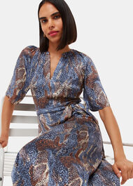 Marlow Dashed Snake Dress