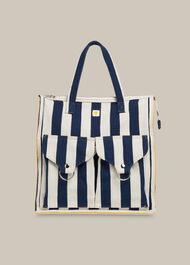LF Markey Stripe Shopper Bag