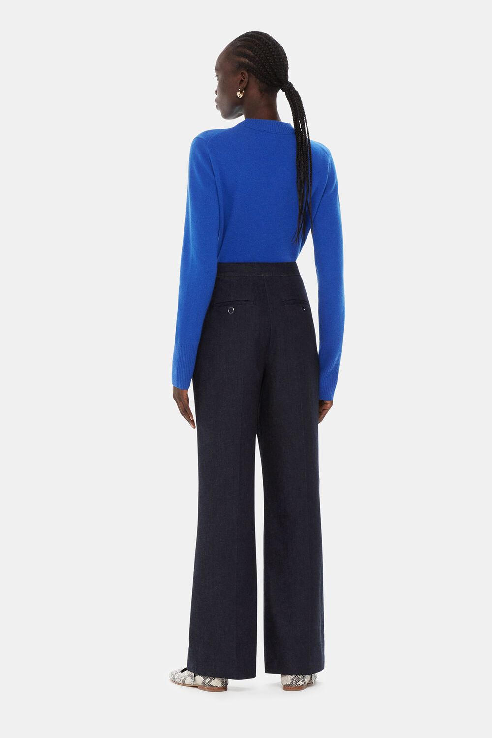 Joanna Denim Straight Trouser