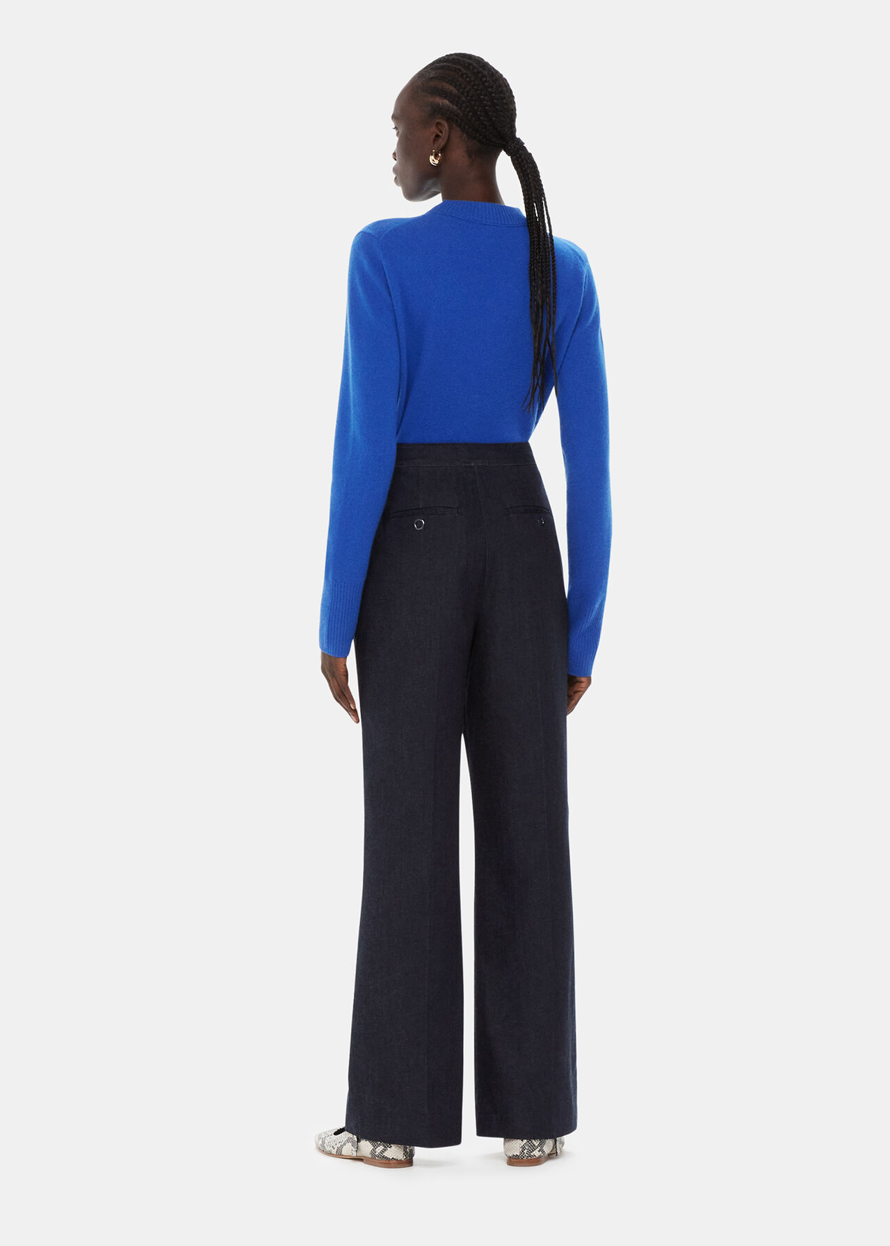 Joanna Denim Straight Trouser