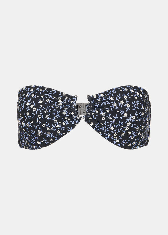 Black Forget Me Not Bandeau