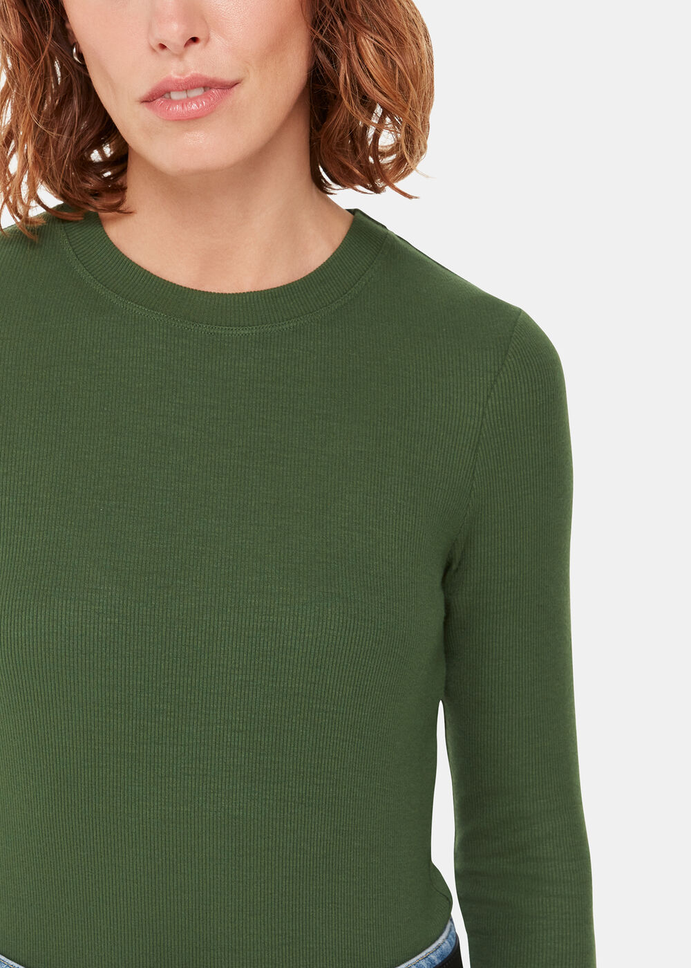 Essential Ribbed Crew Neck
