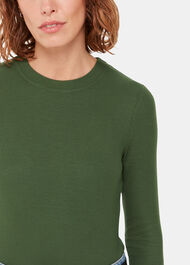 Essential Ribbed Crew Neck