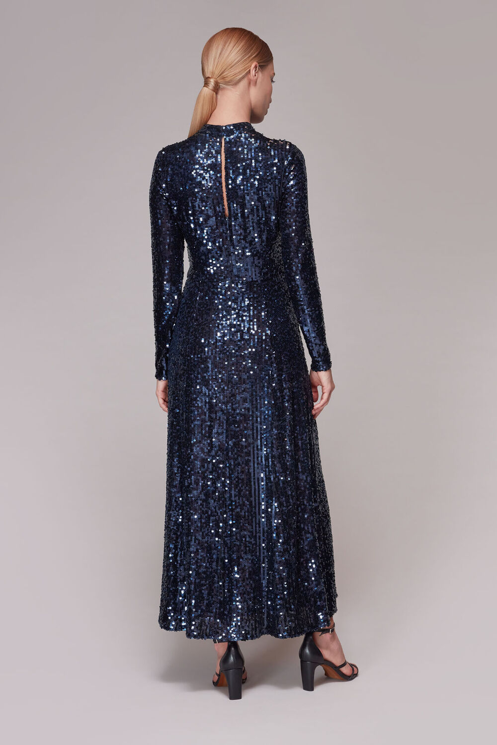 Minimal Sequin Midi Dress