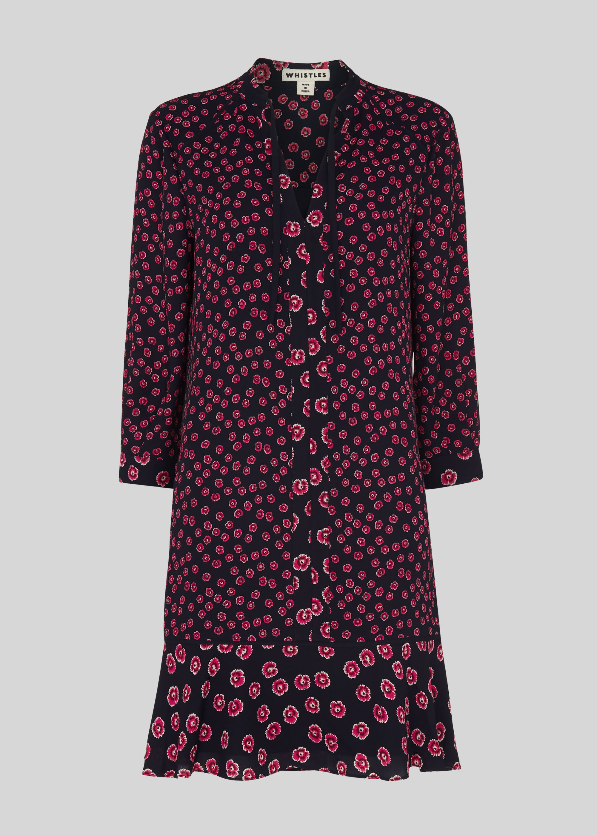 Whistles lenno print shirt dress sale