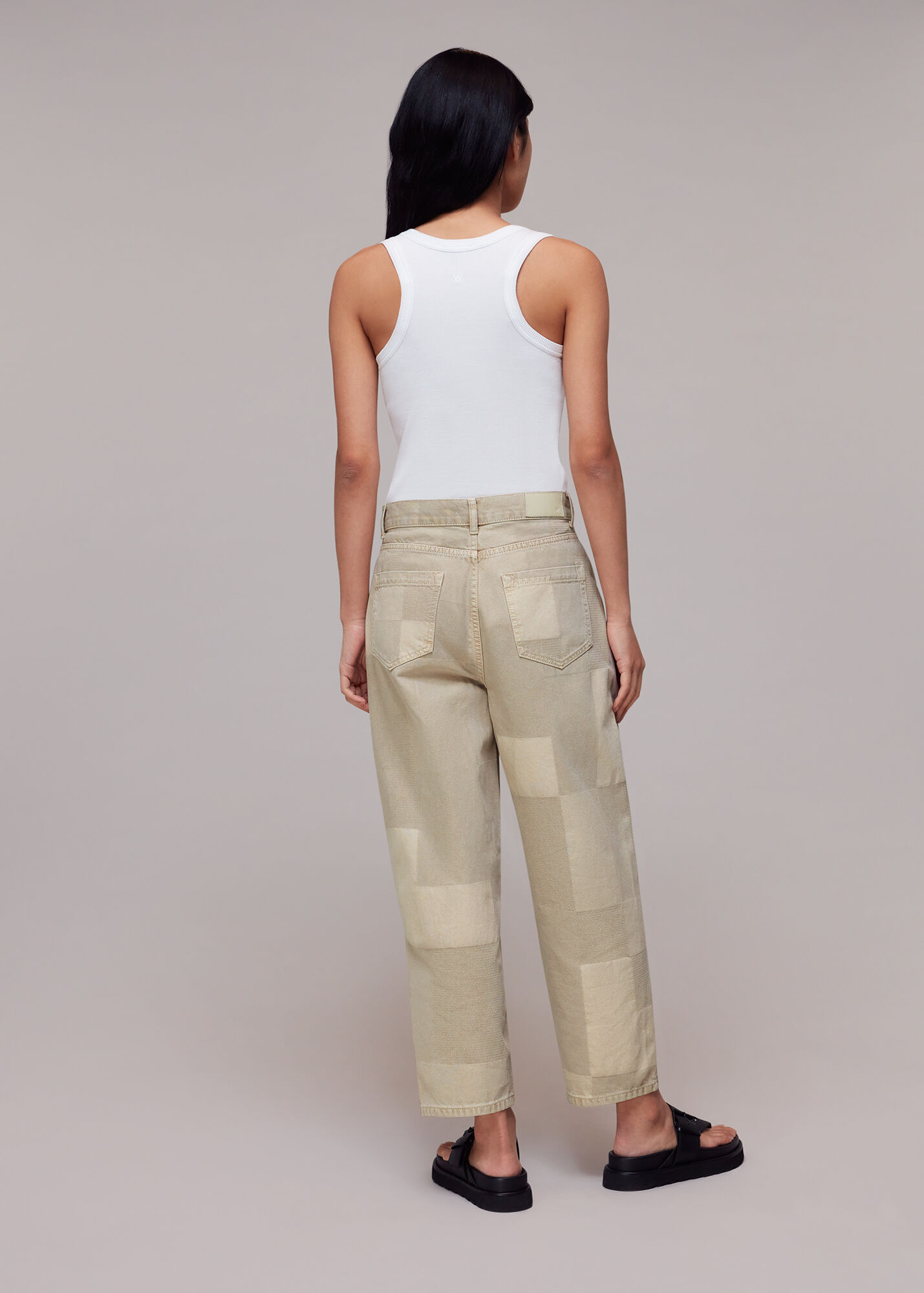 Stone Authentic Patchwork Jean WHISTLES Whistles UK