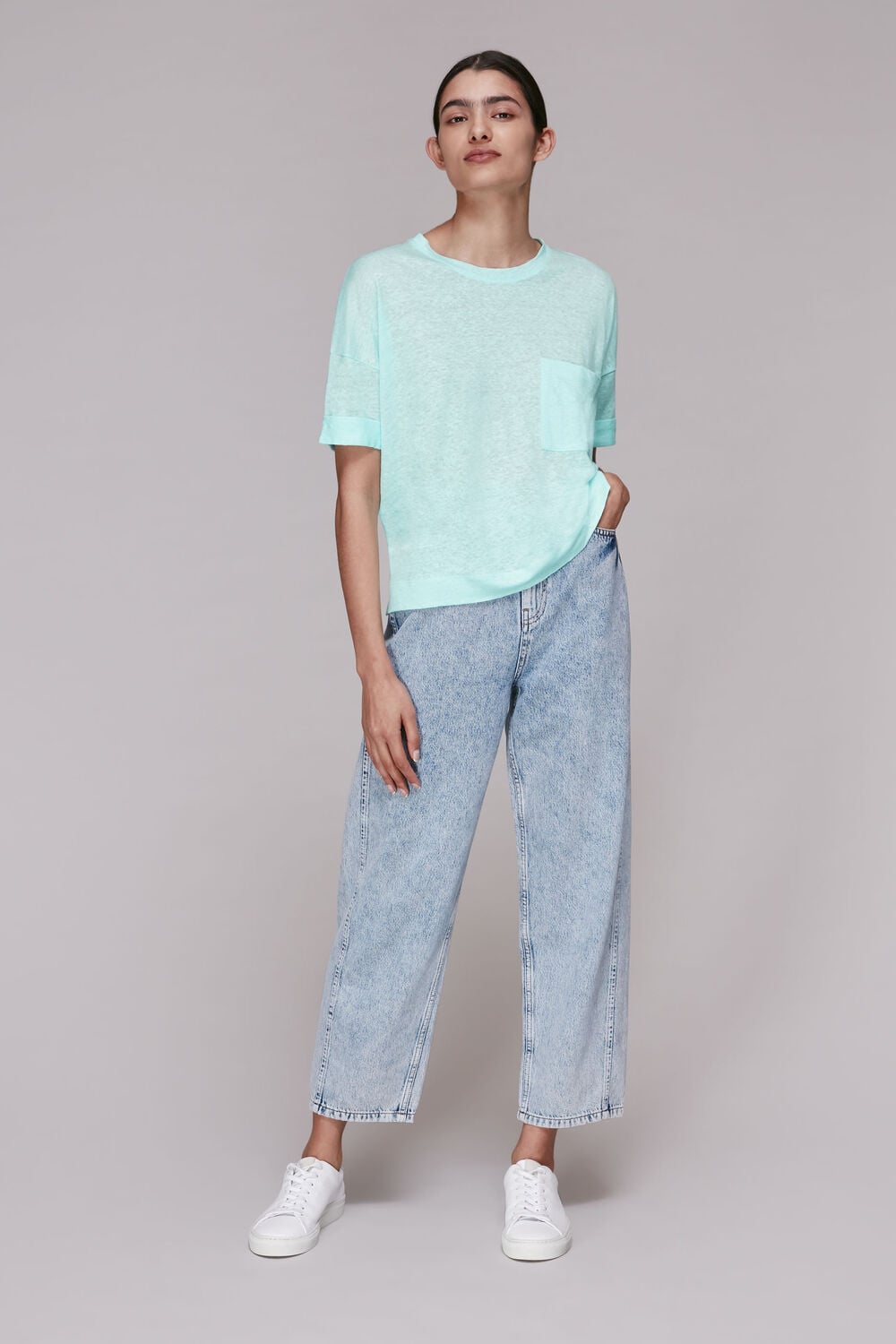 Linen Pocket Top