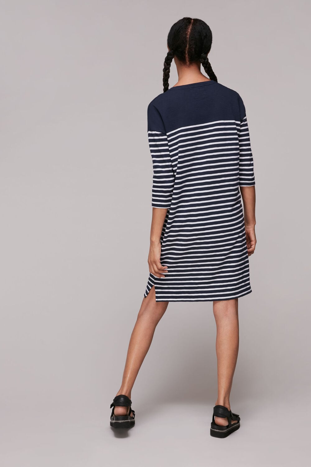 Breton Stripe Pocket Dress