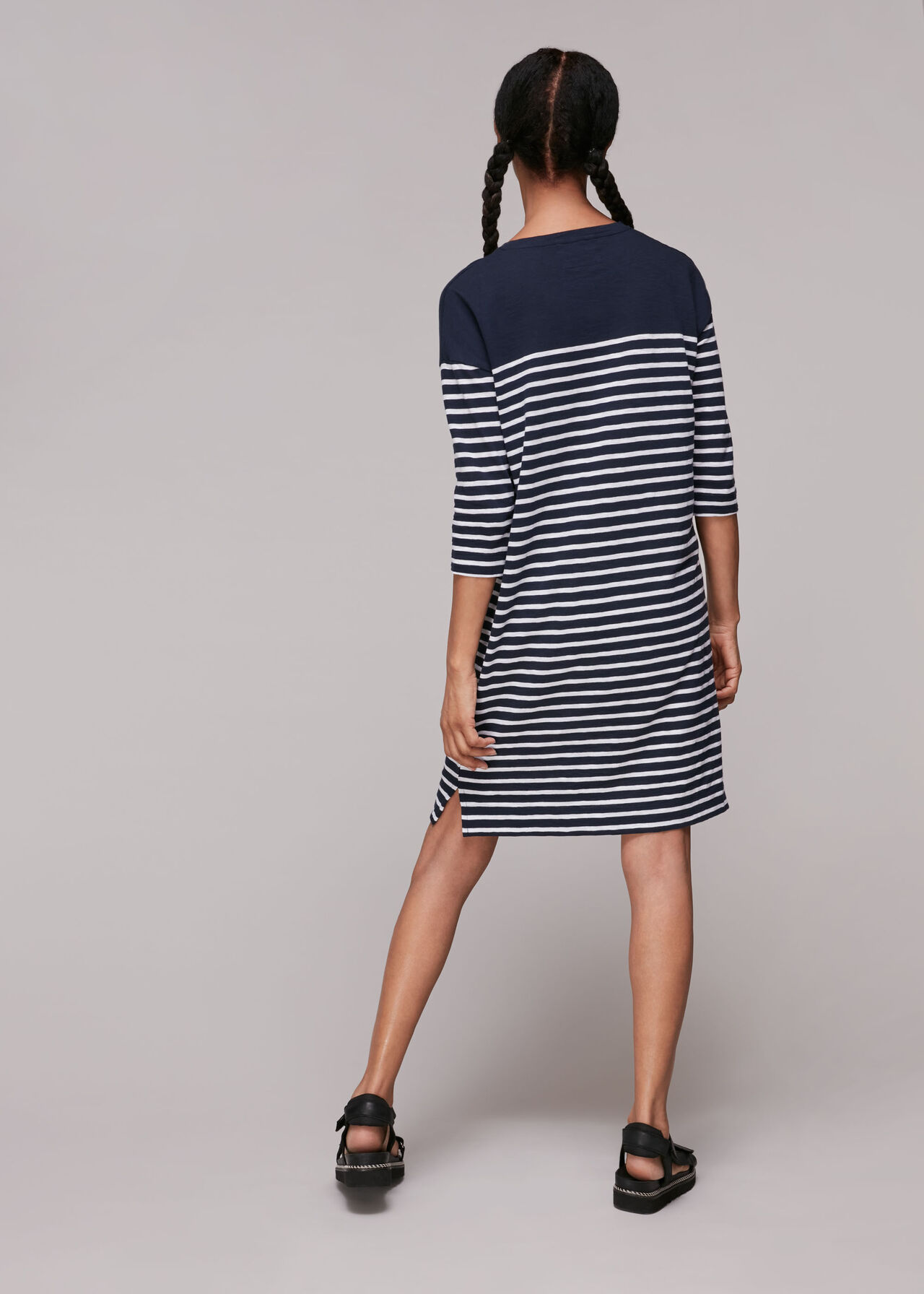 Breton Stripe Pocket Dress