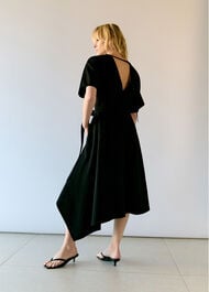 Asymmetric Open Back Dress