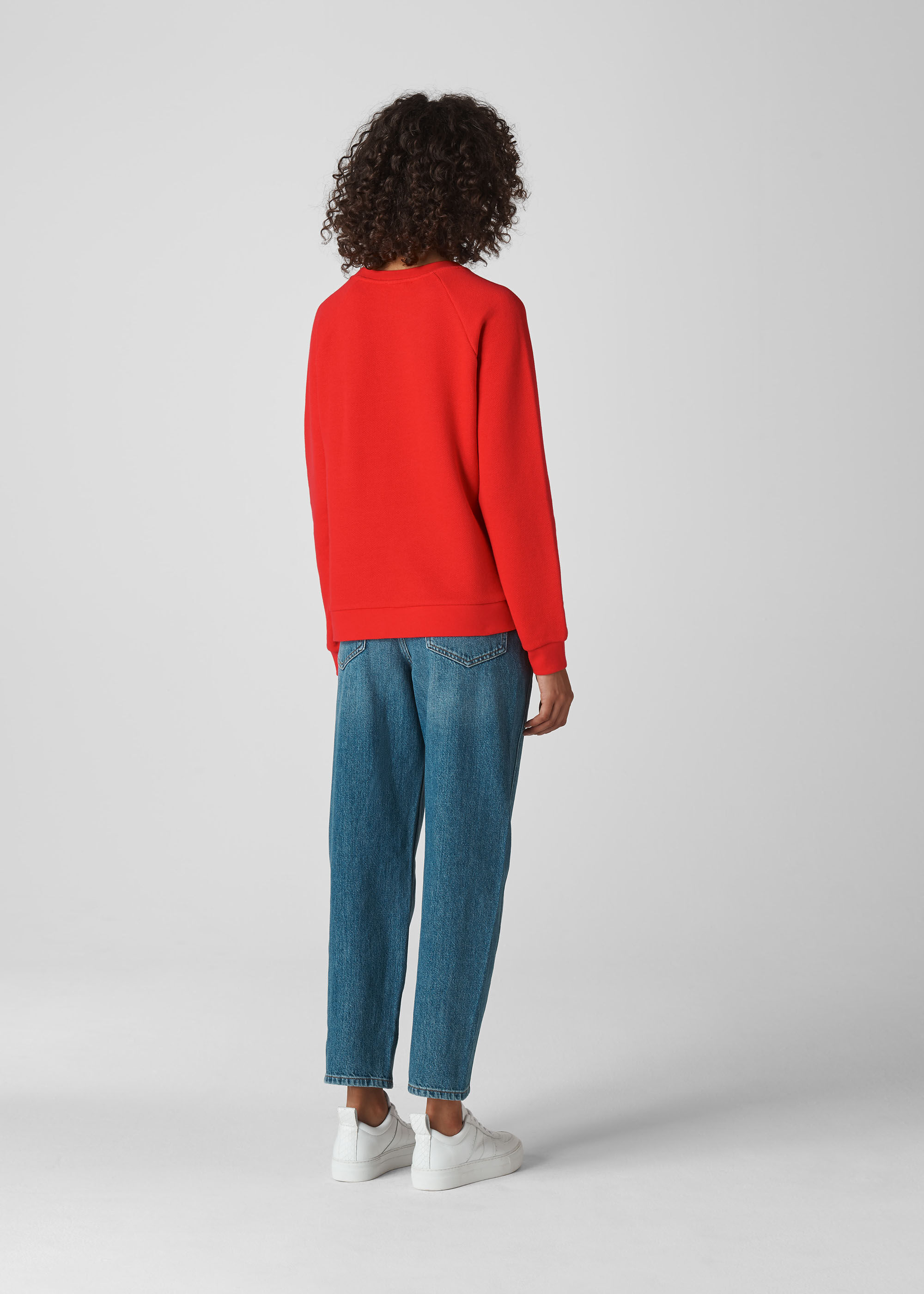 Whistles red sweatshirt sales