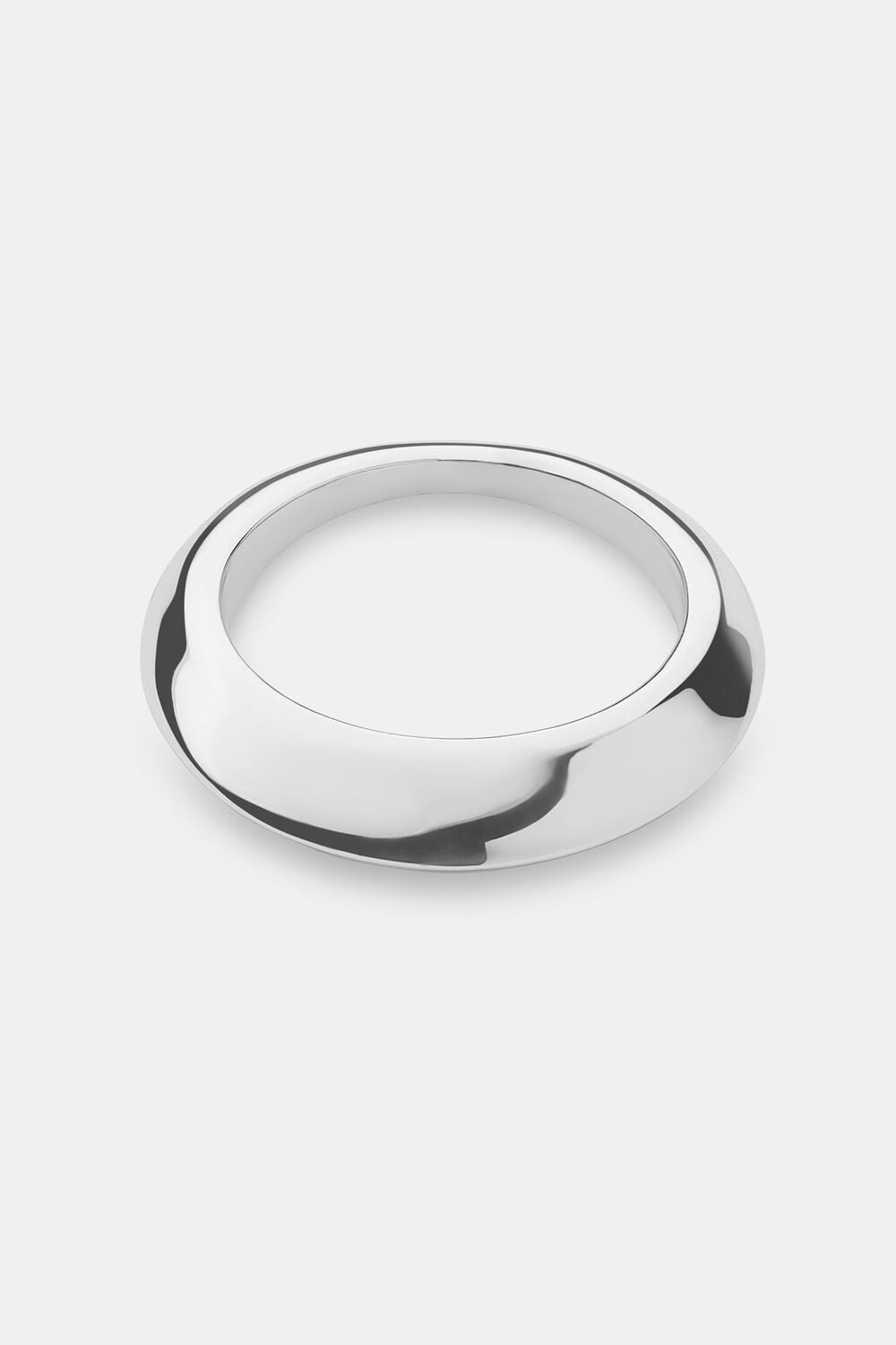 Silver Edge Detail Ring