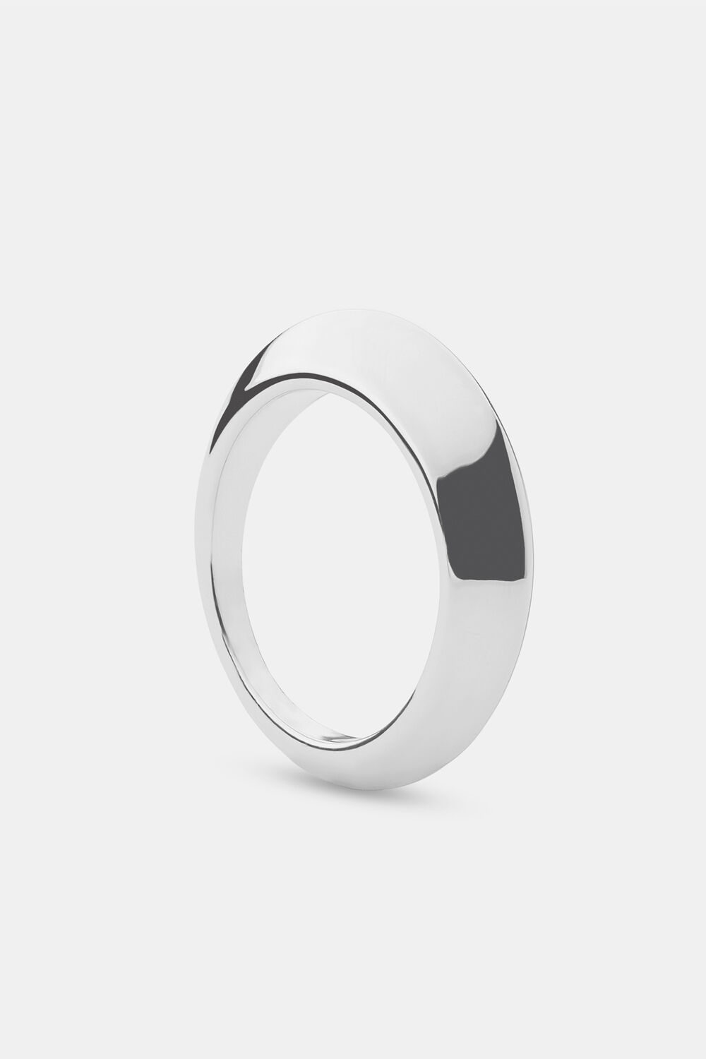 Silver Edge Detail Ring