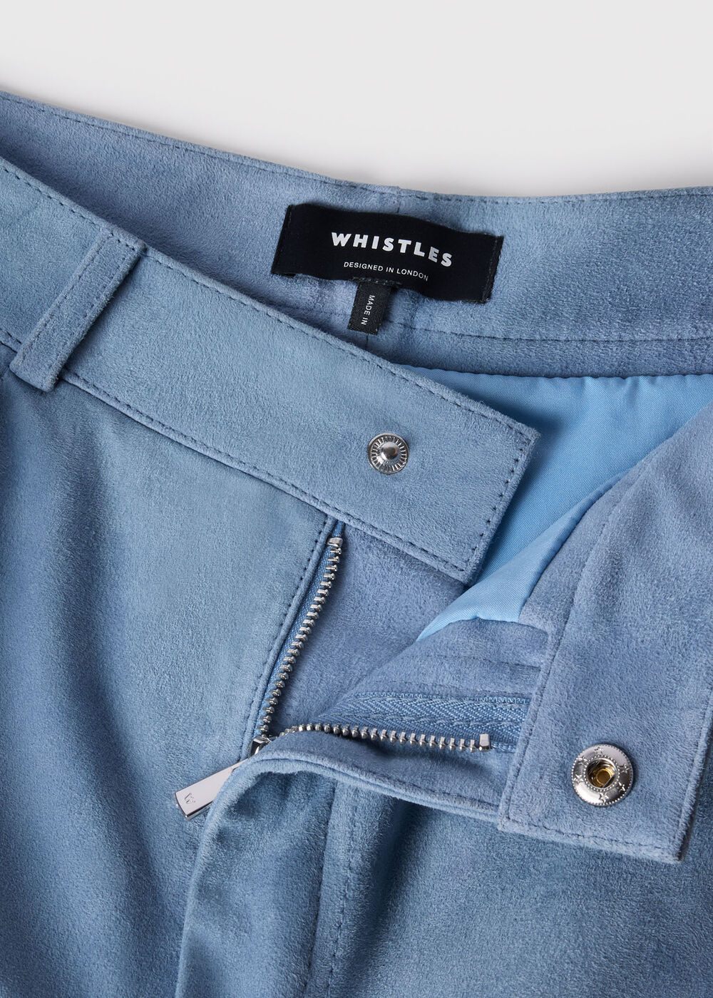 Suede Longline Short