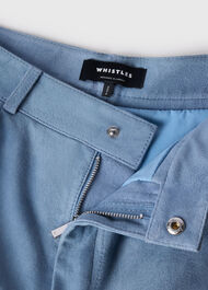 Suede Longline Short