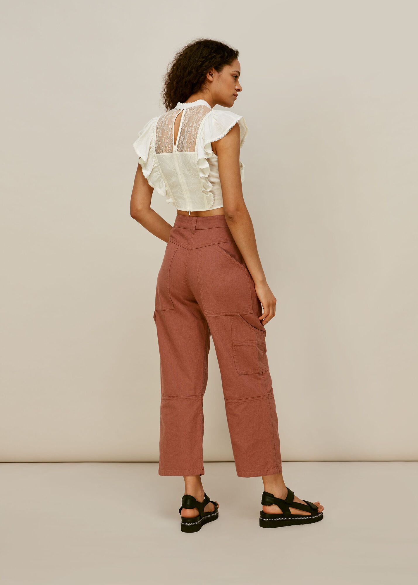 Pistachio Frill Top