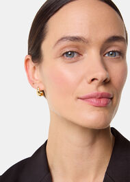 Diamante Mini Curved Earring