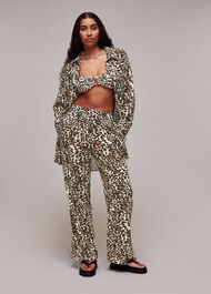 Animal Print Beach Trouser
