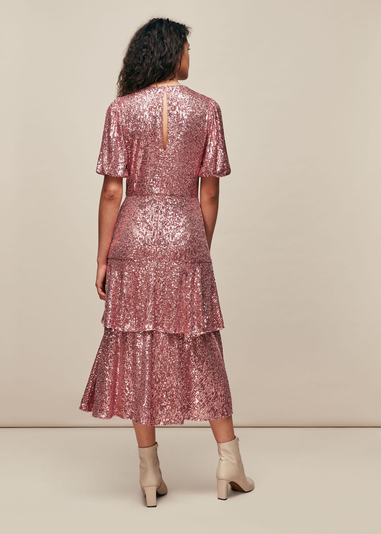 Arabelle Sequin Midi Dress