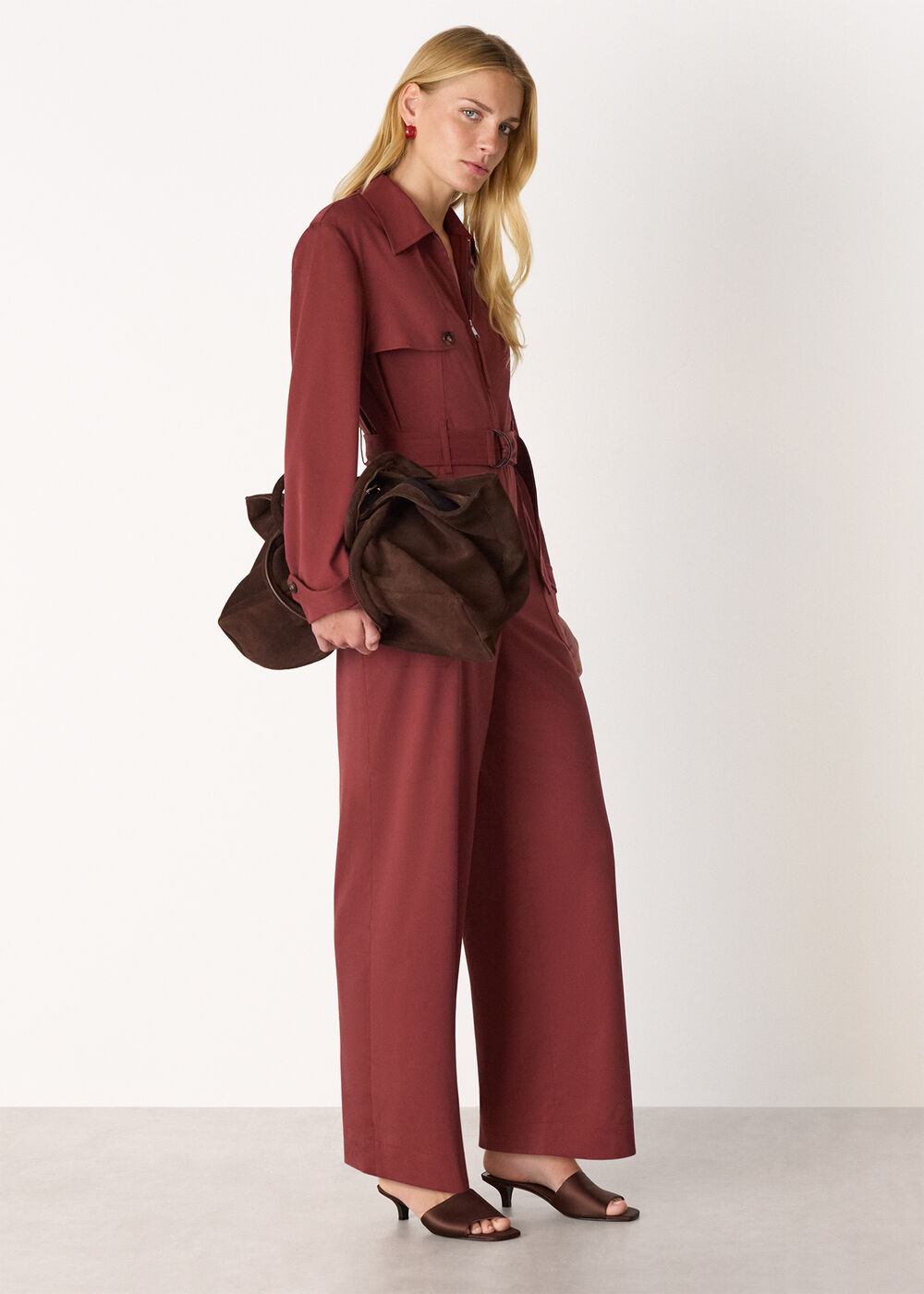 Trench Detail Jumpsuit