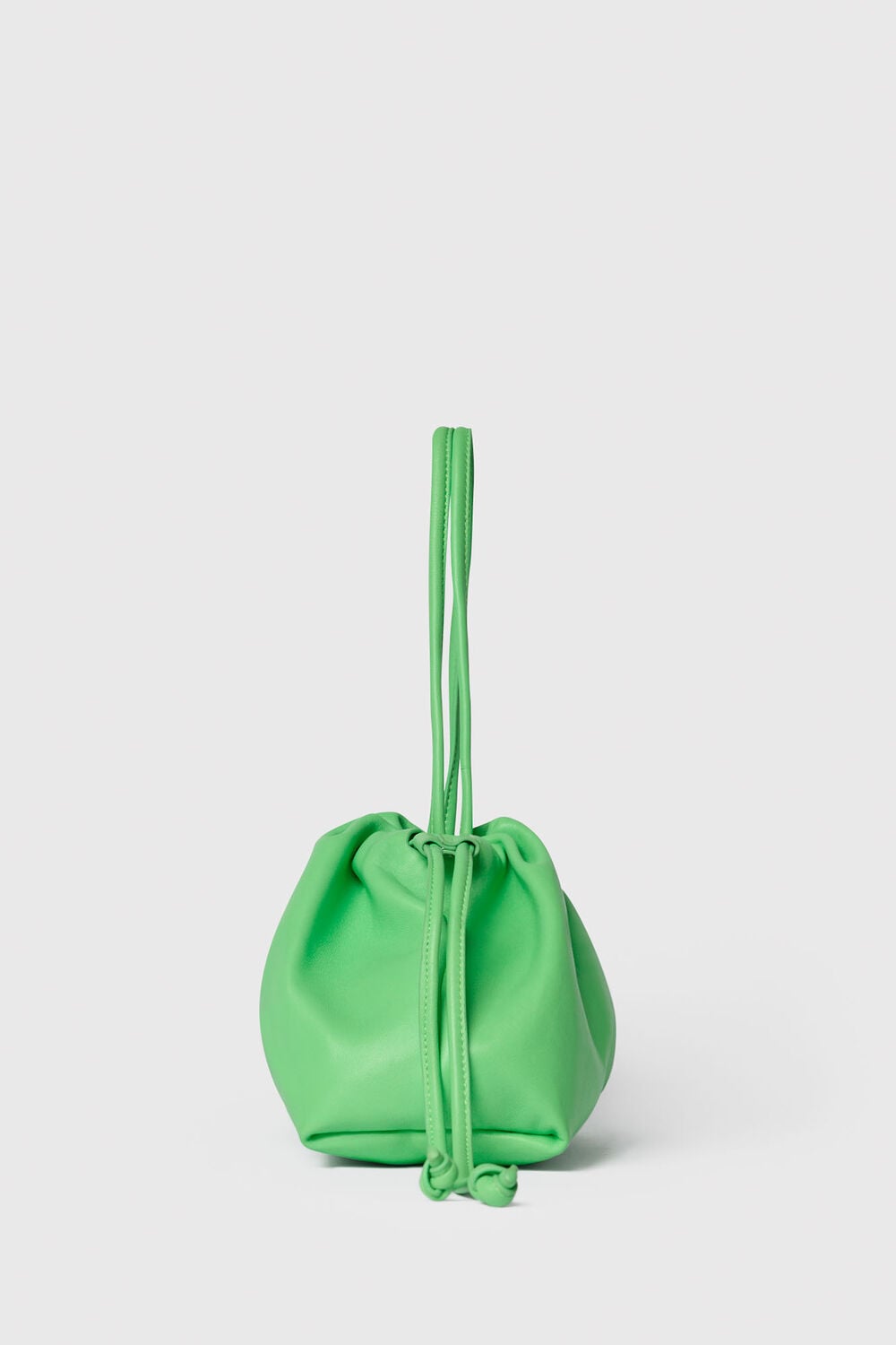 Green Limited Soft Ruched Bag