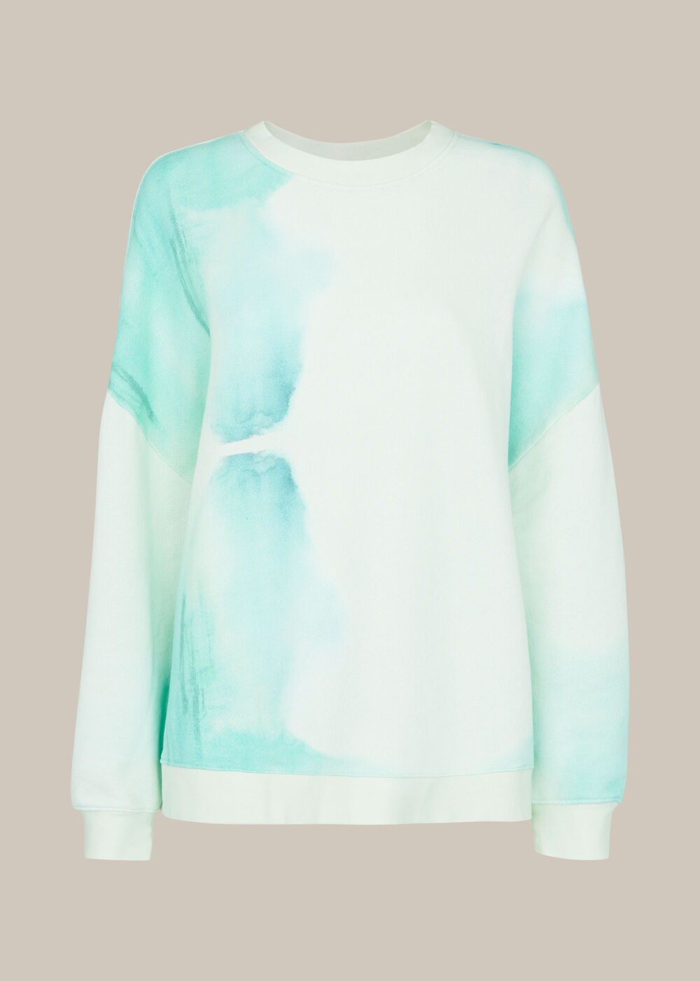 Tie Dye Cotton Sweatshirt