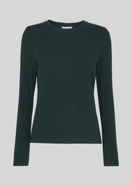 Essential Crew Neck Dark Green