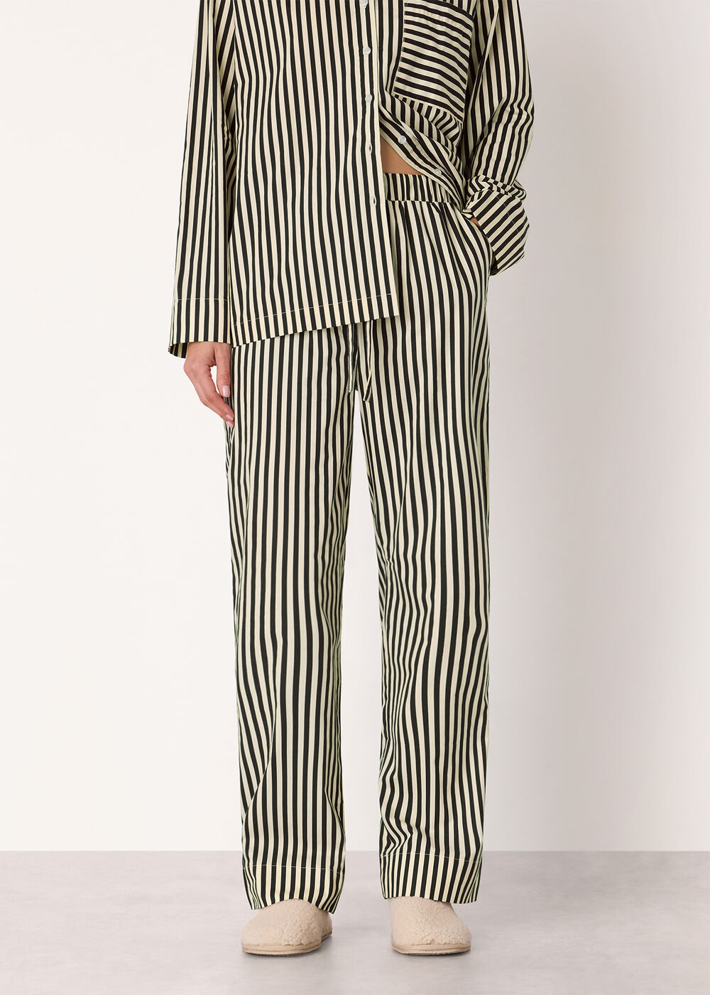 Cotton Stripe Pyjama Bottom