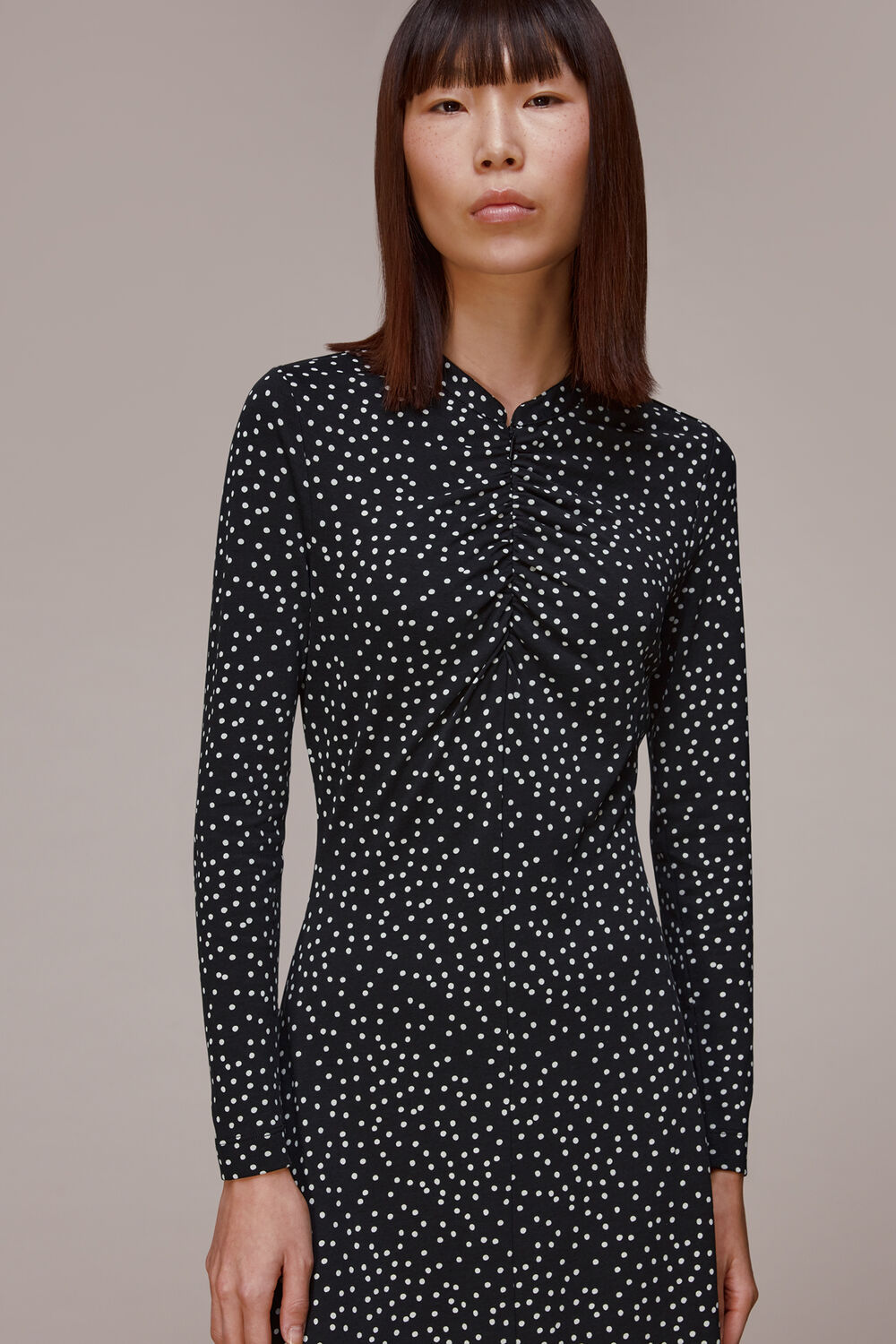Rumi Spot Jersey Dress