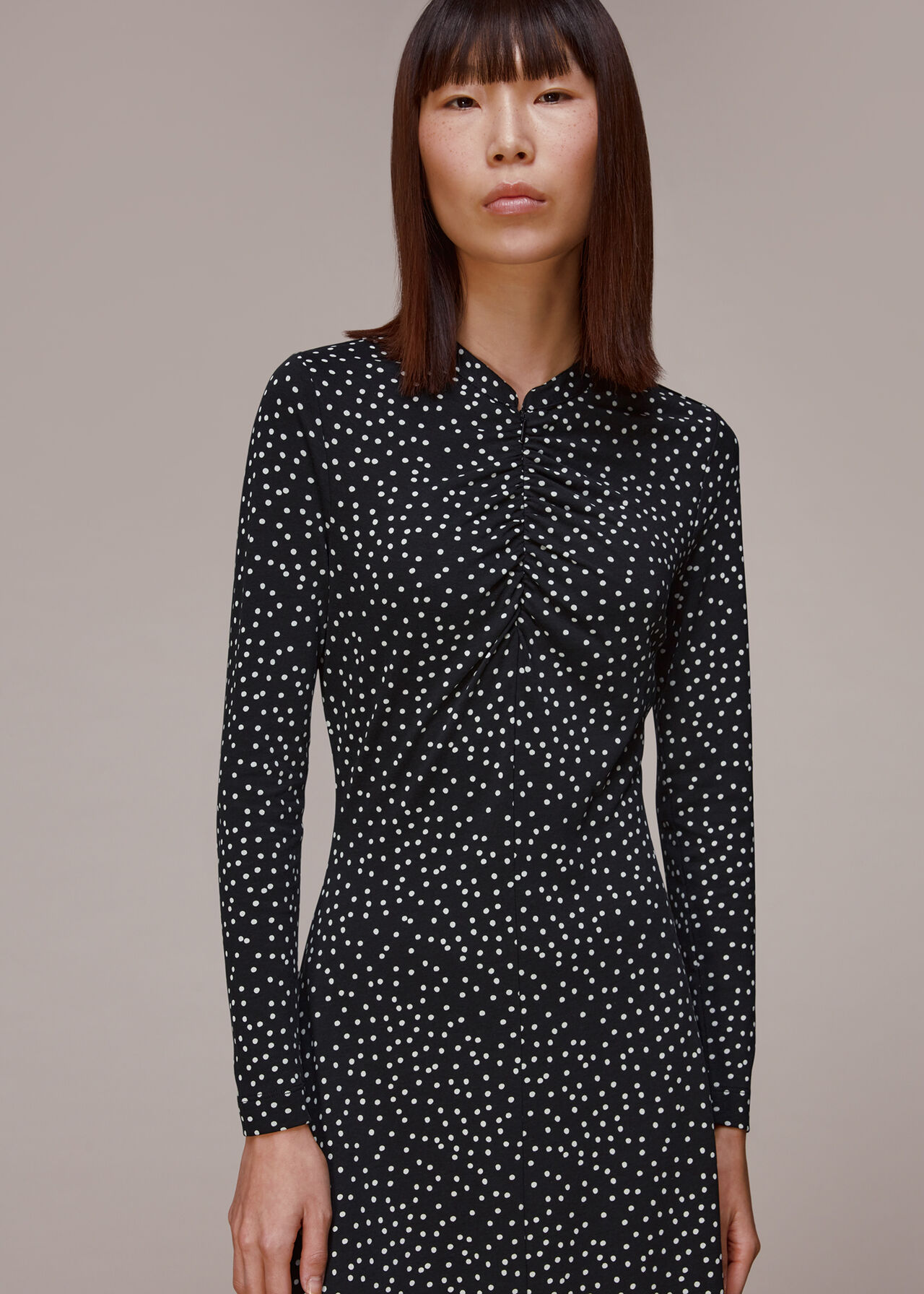 Rumi Spot Jersey Dress