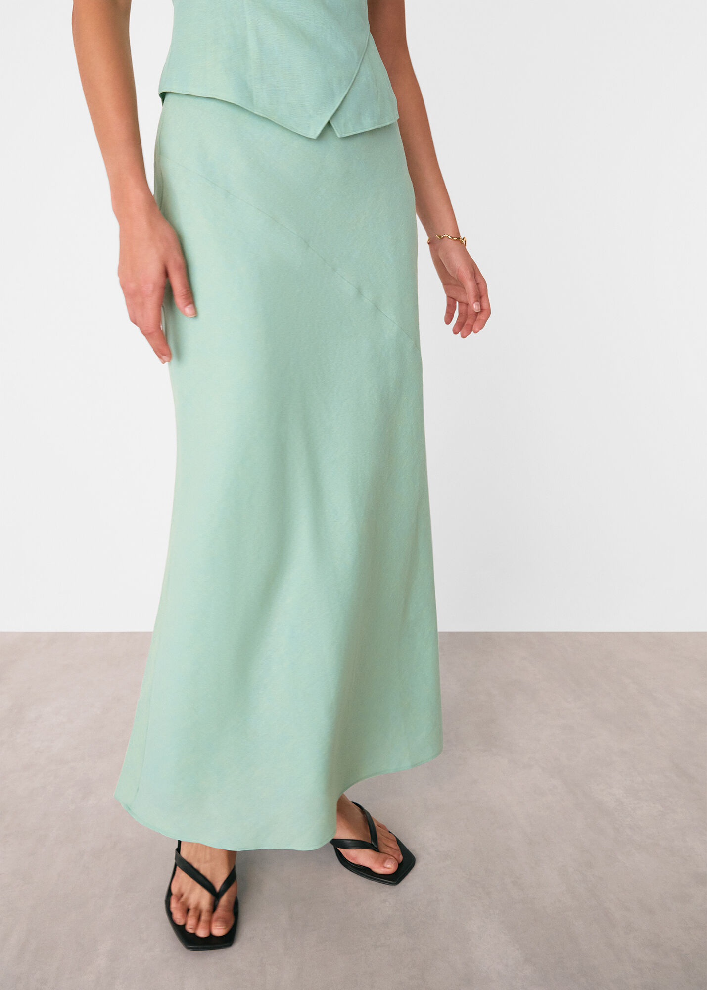 21 ファッション nae Volume Gather Skirt mint