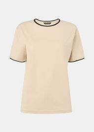 Contrast Piping Detail Tee
