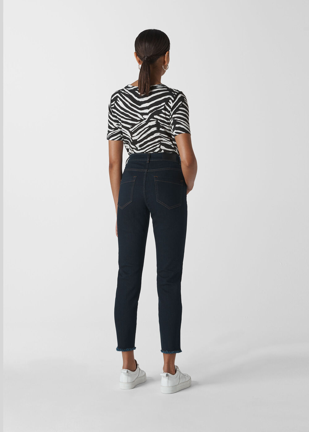 Zebra Print Rosa T-shirt Black/White