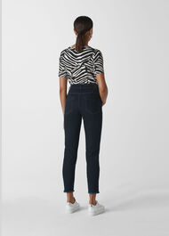 Zebra Print Rosa T-shirt Black/White