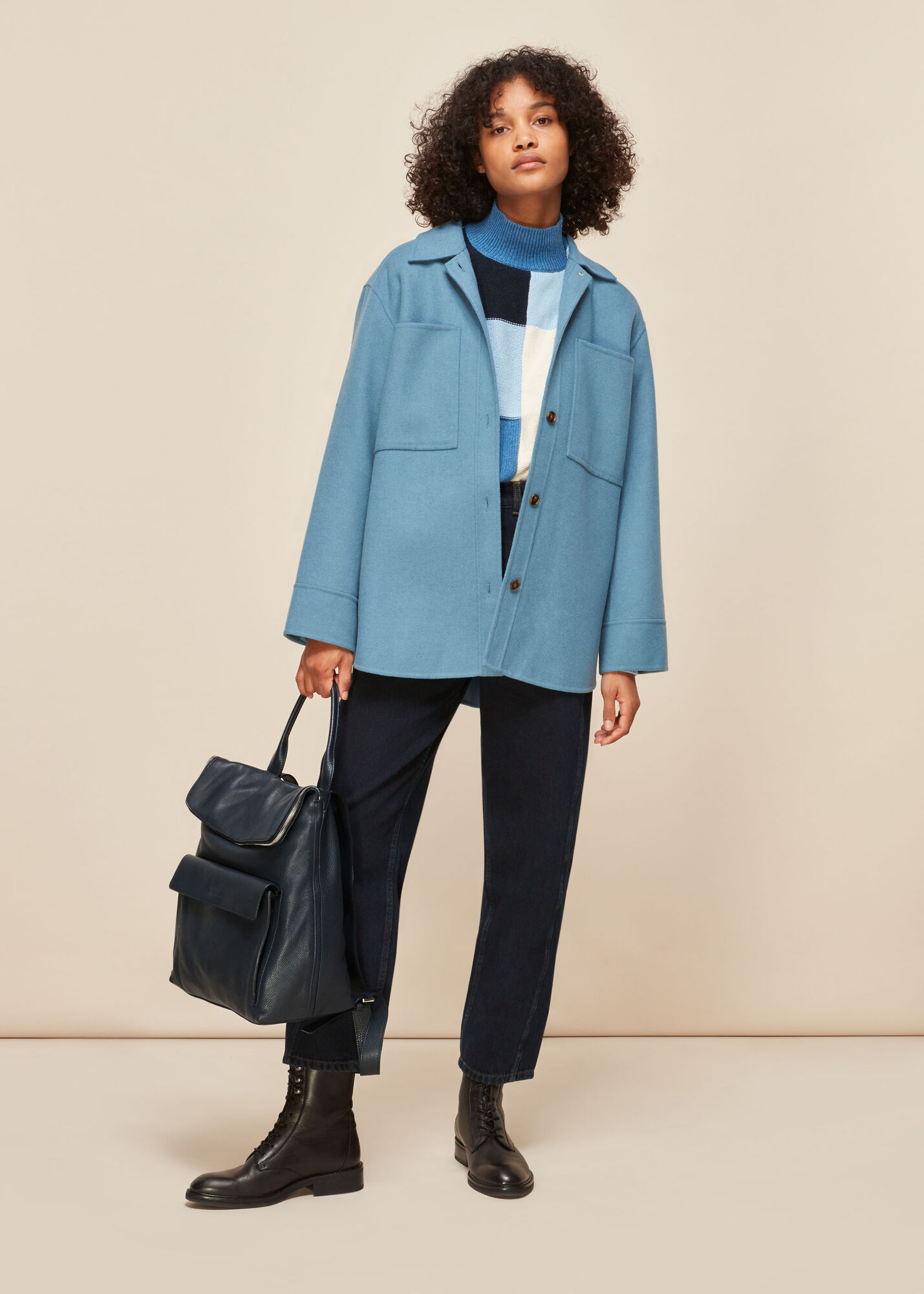 Navy Verity Backpack WHISTLES