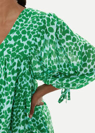Smooth Leopard Trapeze Dress