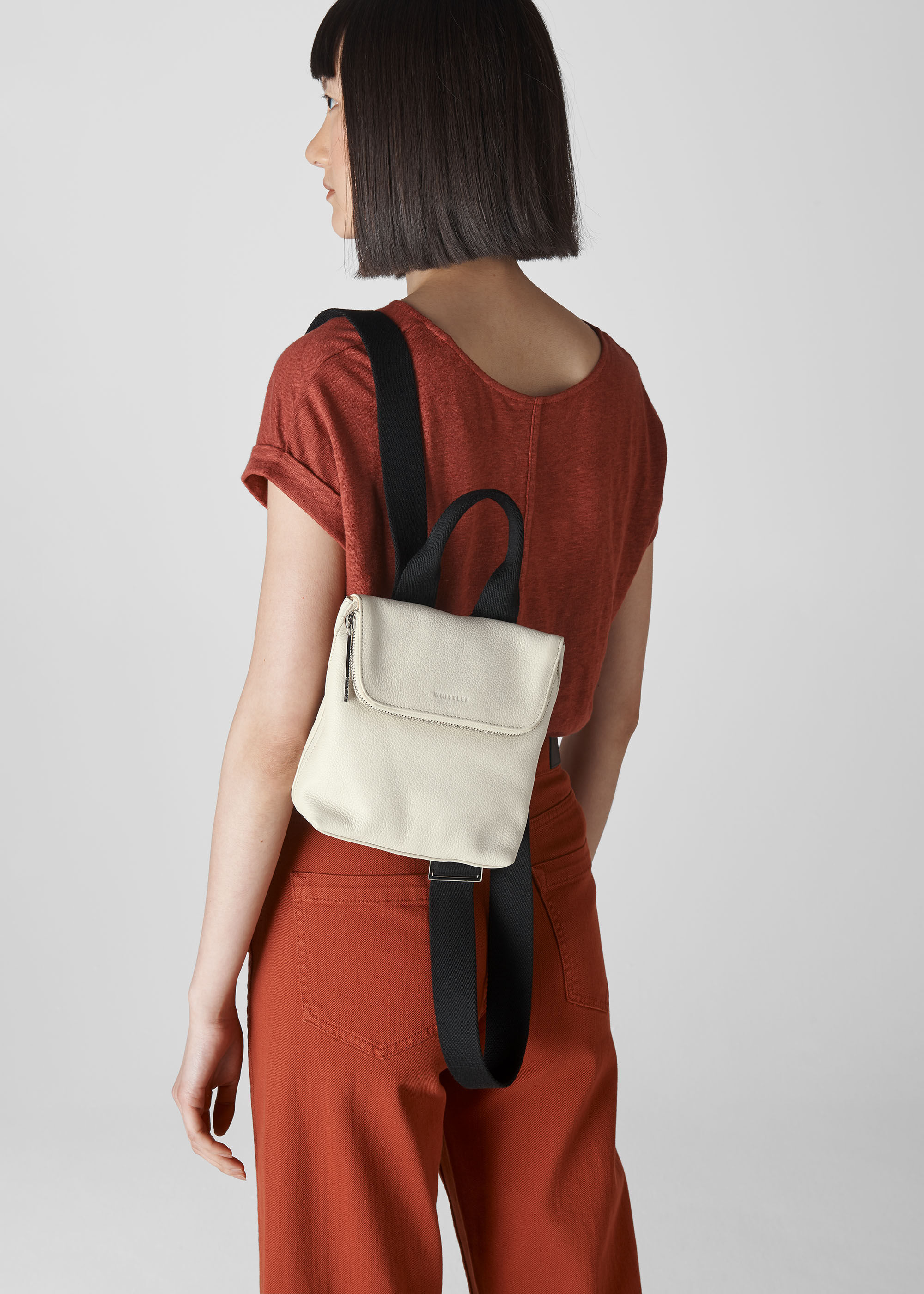 White Tiny Verity Backpack