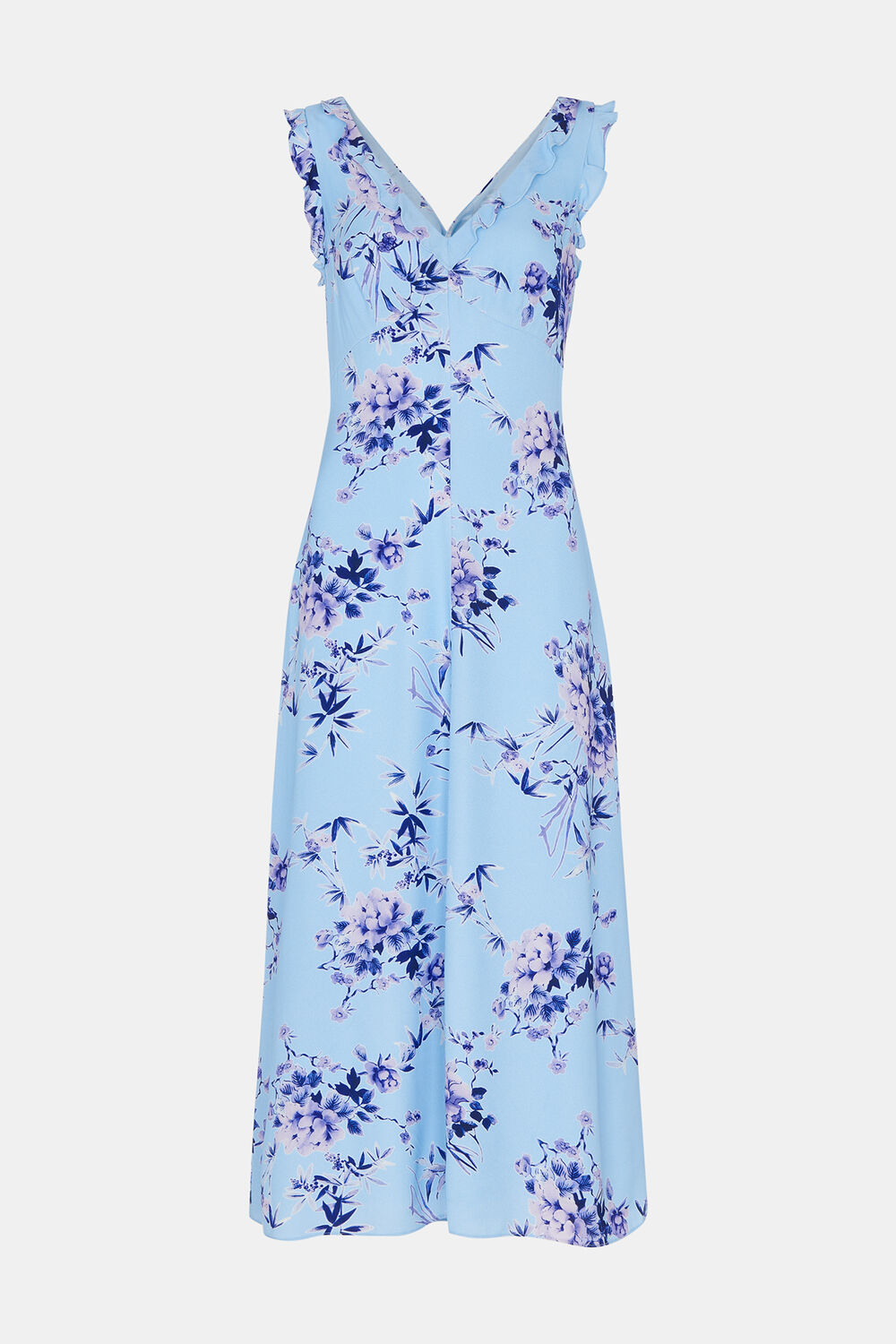 Bamboo Blossom Ruffle Dress