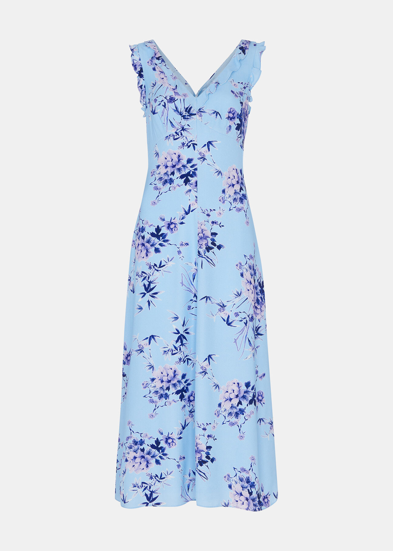 Bamboo Blossom Ruffle Dress