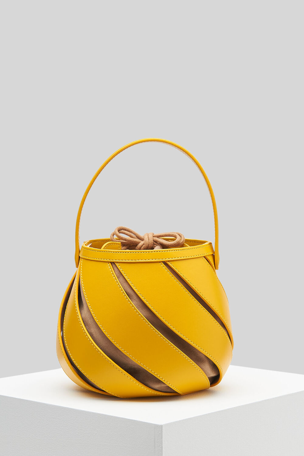 Whistles x Mlouye Helix Bag Yellow
