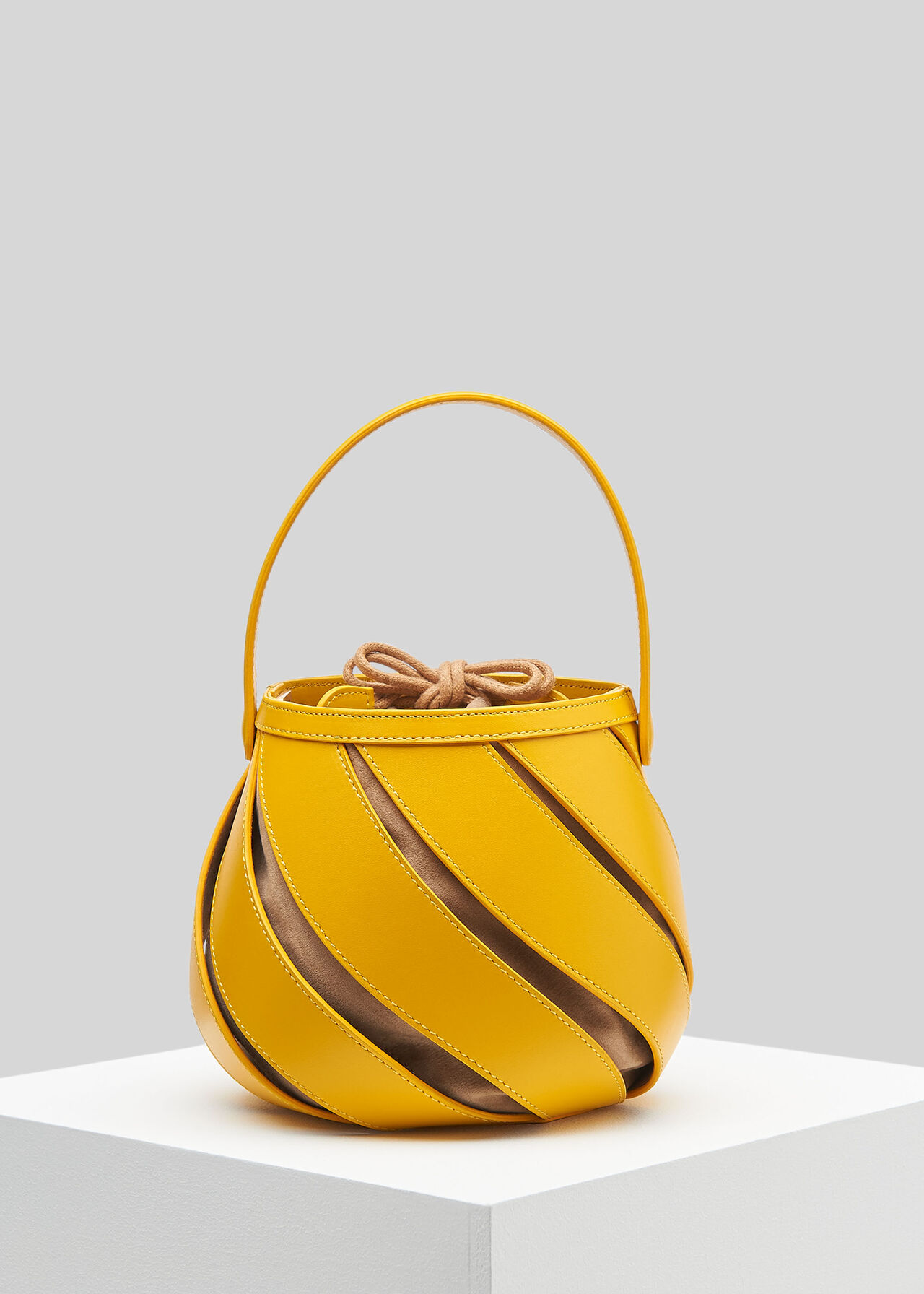 Whistles x Mlouye Helix Bag Yellow