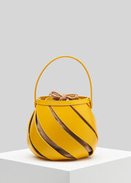 Whistles x Mlouye Helix Bag Yellow