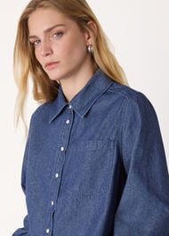 Pocket Detail Cotton Shirt